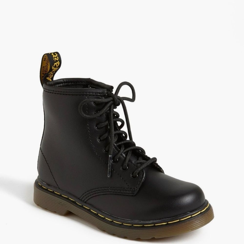 Dr. Martens 1460 Black Lace-Up Leather Boots Sz 12